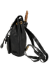 Vintage Bamboo Backpack, &pound;295, Handbags, Black, Leather, Bottom view
